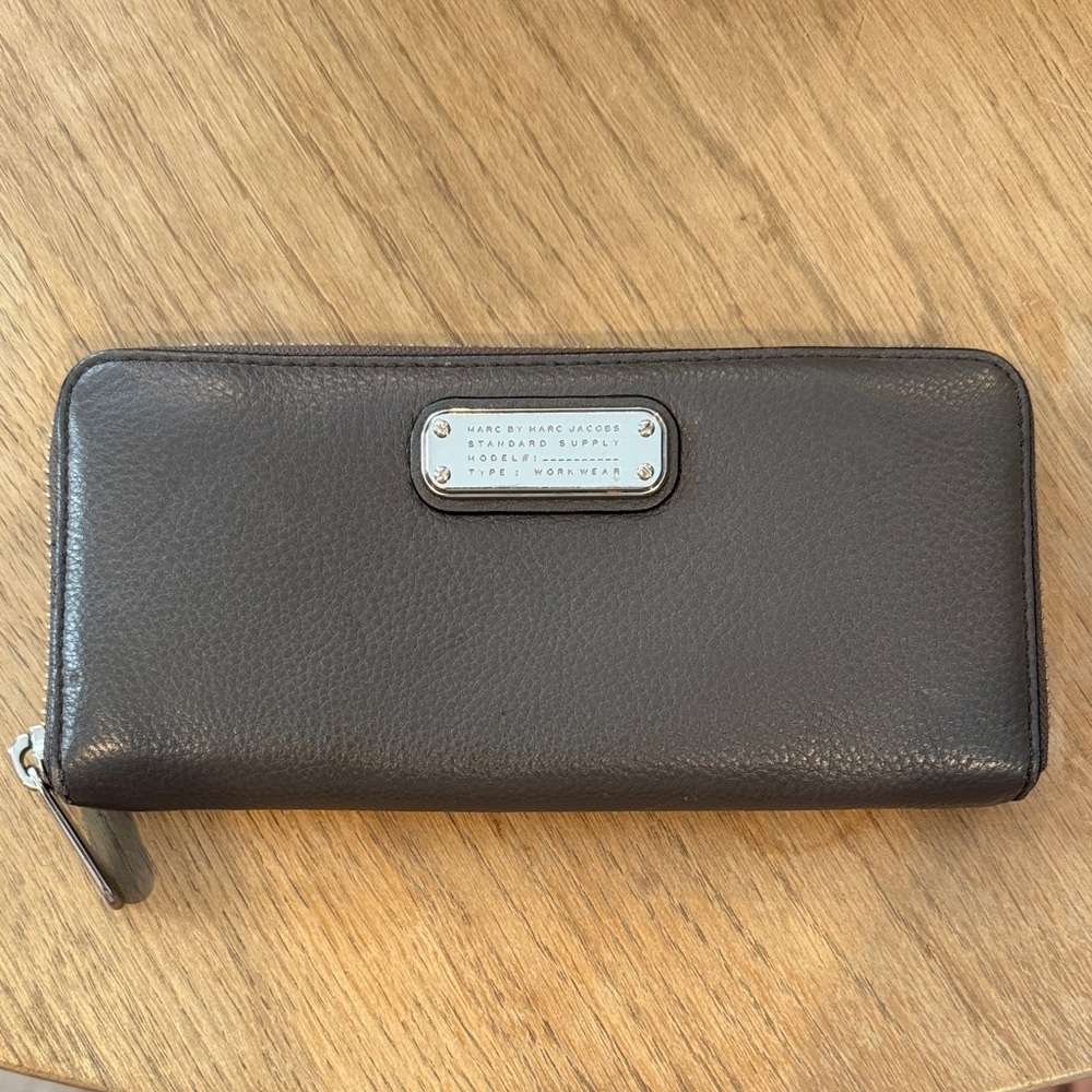 Marc by Marc Jacobs Dark Brown Leather Wallet
